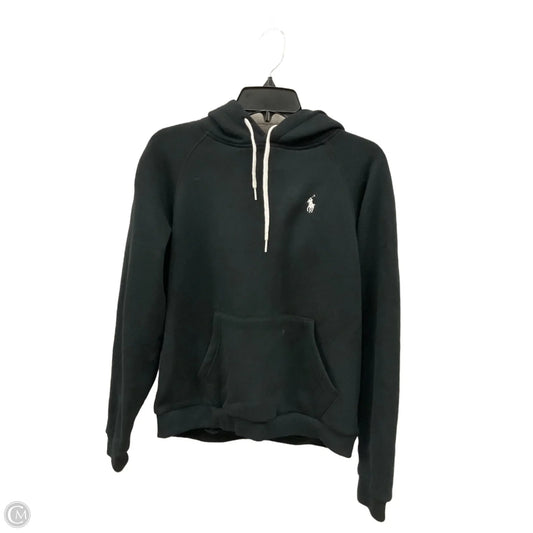 Sweatshirt Hoodie By Polo Ralph Lauren In Black, Size: M
