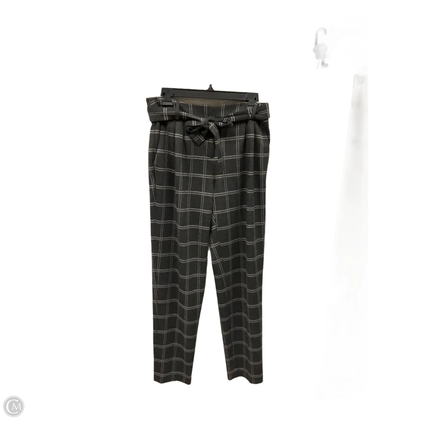 Pants Suit 2pc By Calvin Klein In Plaid Pattern, Size: S
