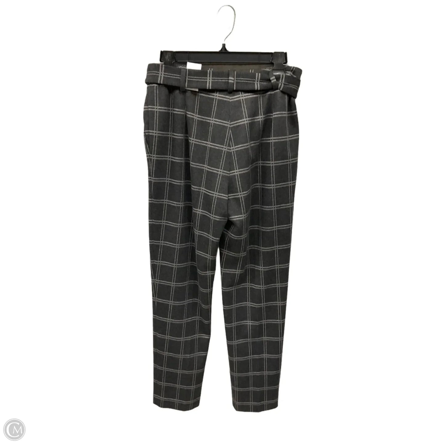 Pants Suit 2pc By Calvin Klein In Plaid Pattern, Size: S
