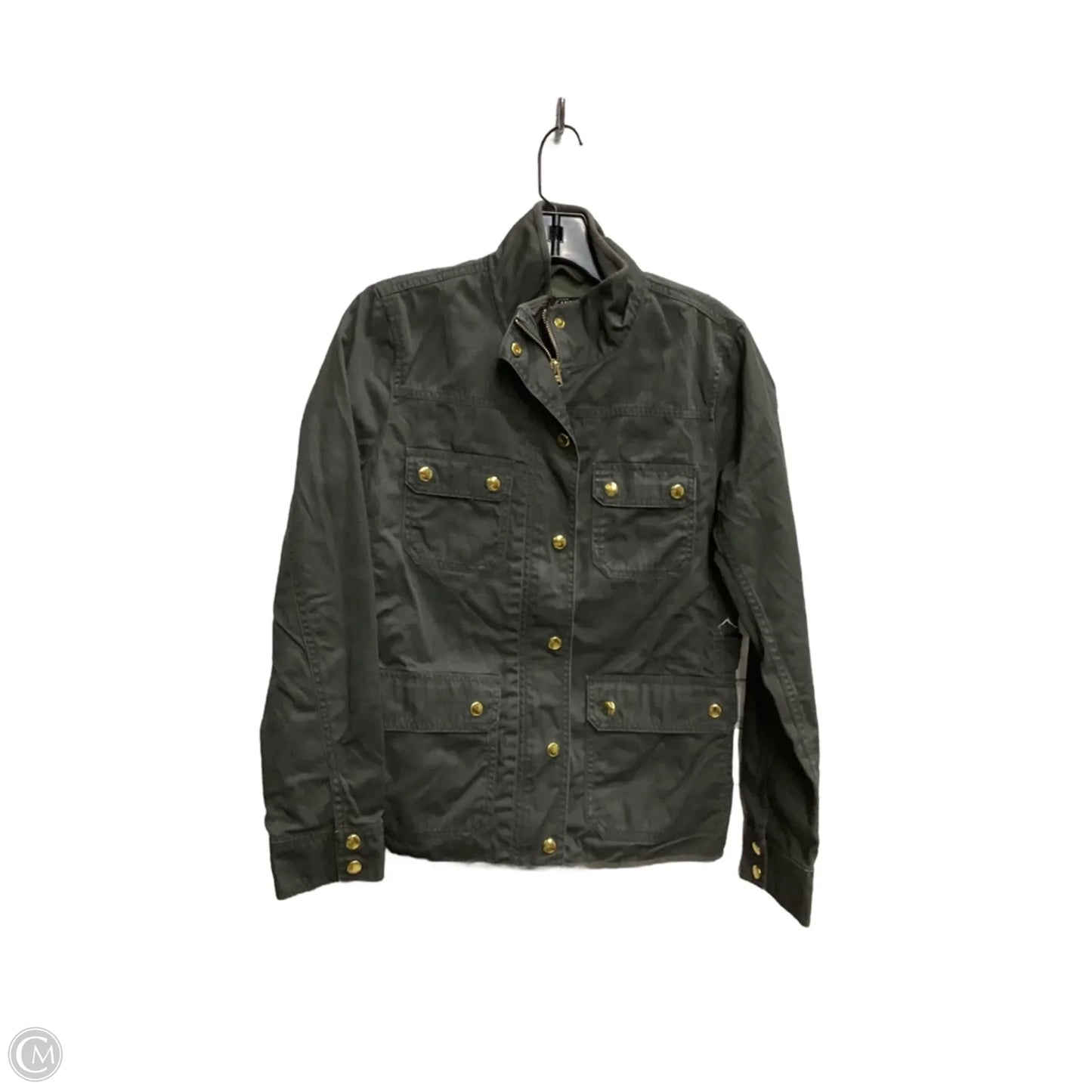 Jacket Denim By J. Crew In Grey, Size: S