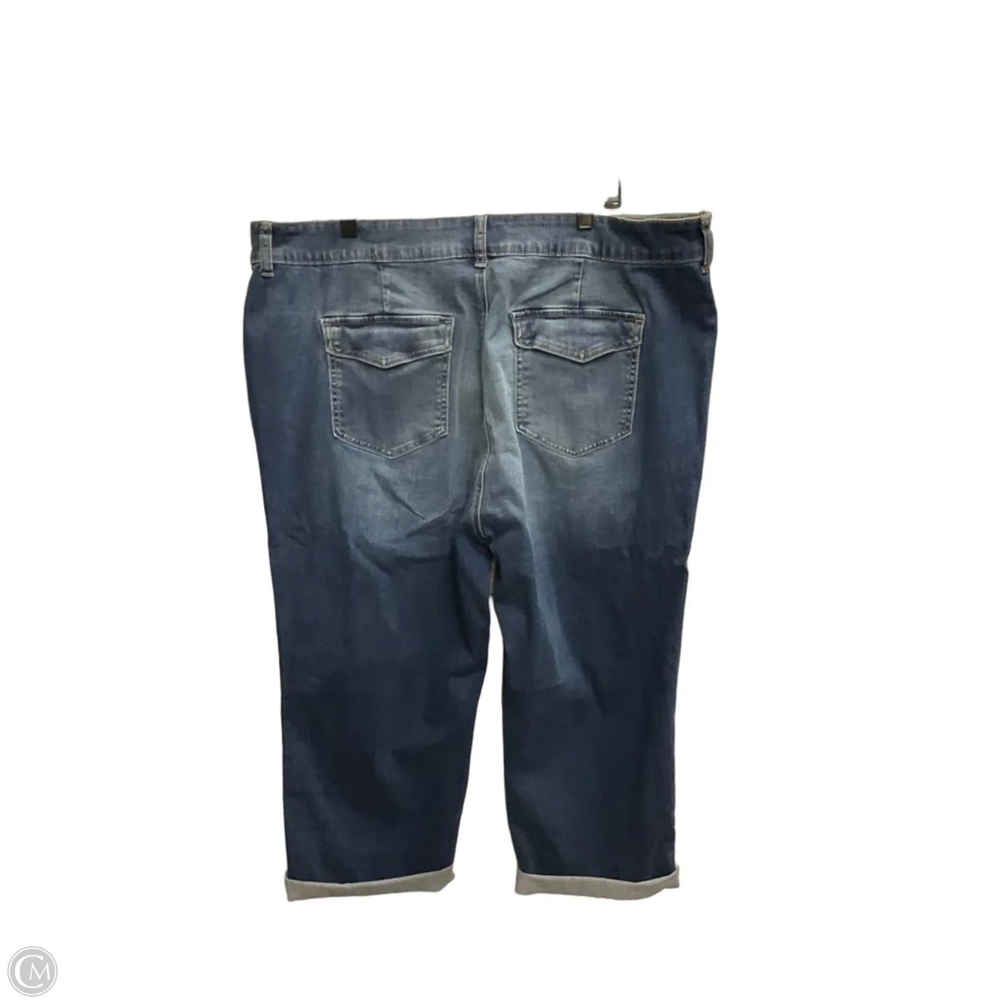Jeans Straight By Torrid In Blue Denim, Size: 22