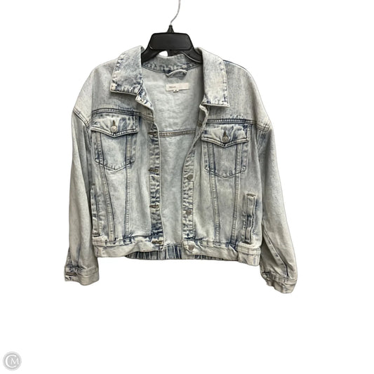 Jacket Denim By Clothes Mentor In Blue, Size: M