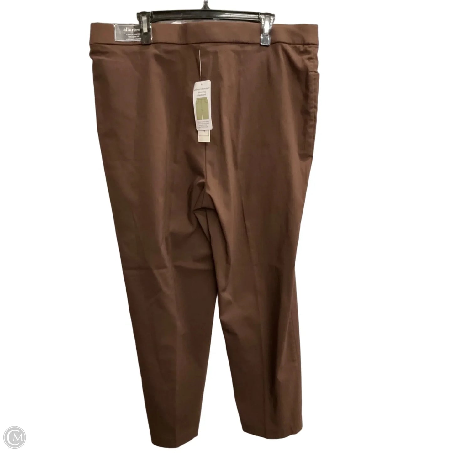 Pants Dress By Alfred Dunner In Brown, Size: 18