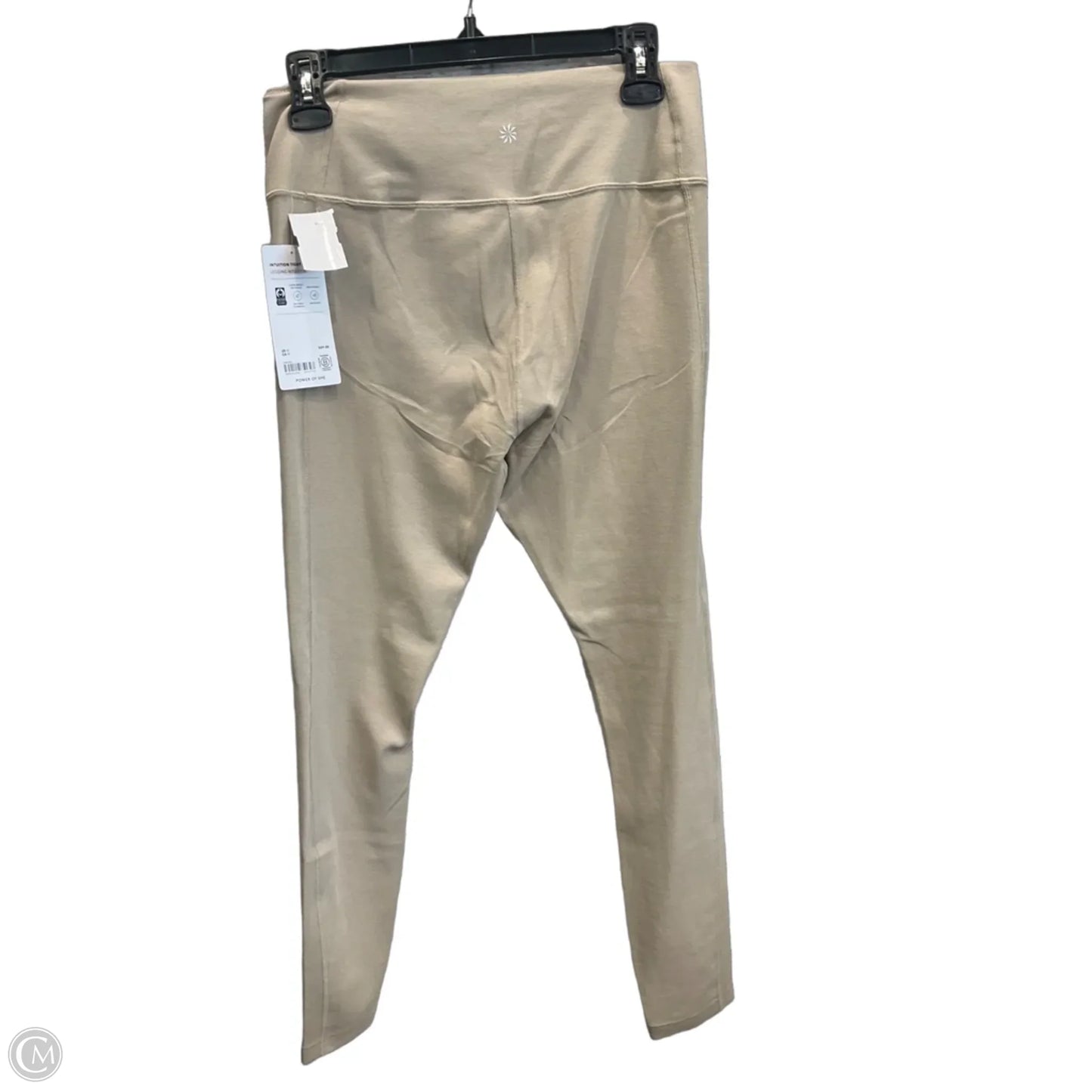 Athletic Leggings By Athleta In Beige, Size: M