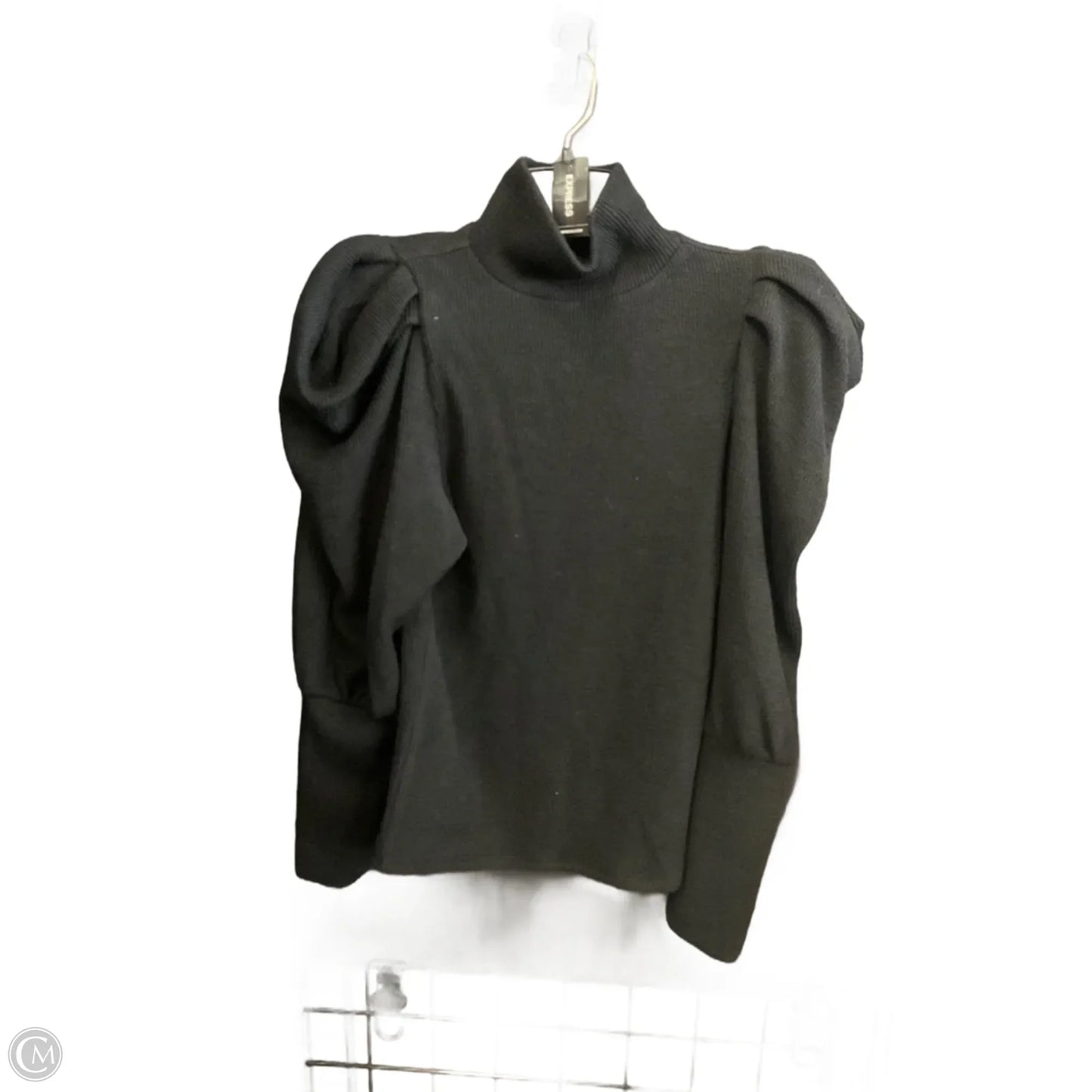 Top Long Sleeve By Express In Black, Size: Xs