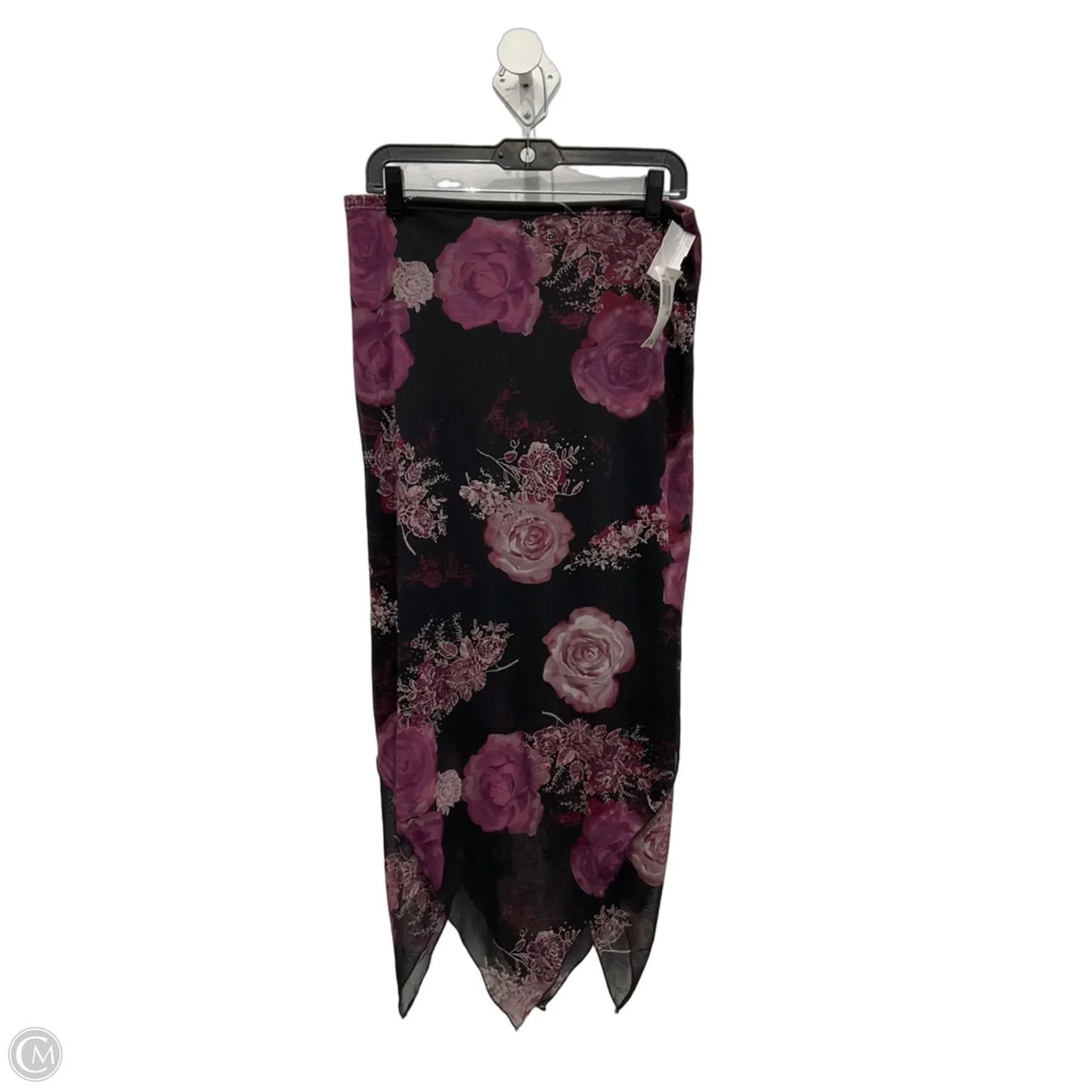 Skirt Maxi By Heart And Soul In Black & Purple, Size: 12