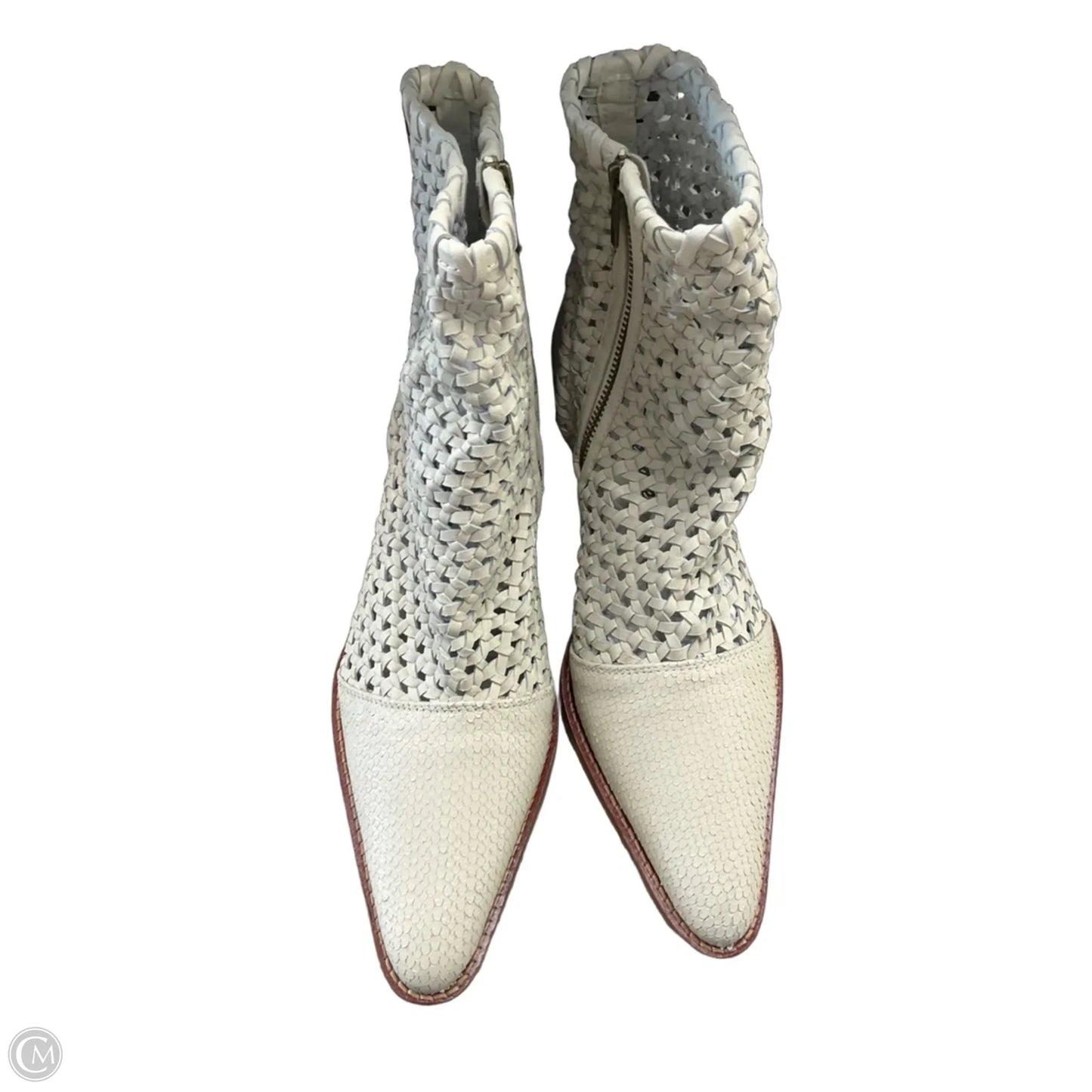 Boots Ankle Heels By Free People In White, Size: 9