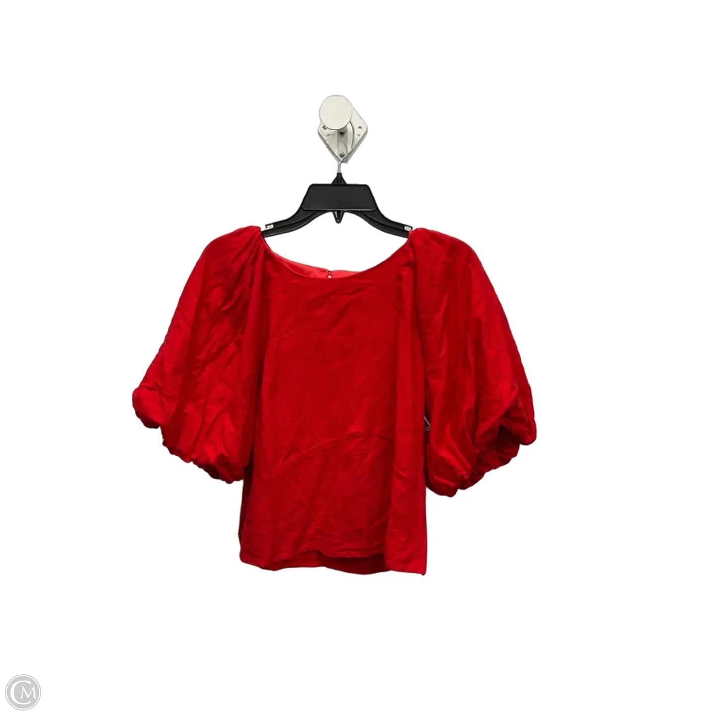 Top Short Sleeve By Dkny In Red, Size: M