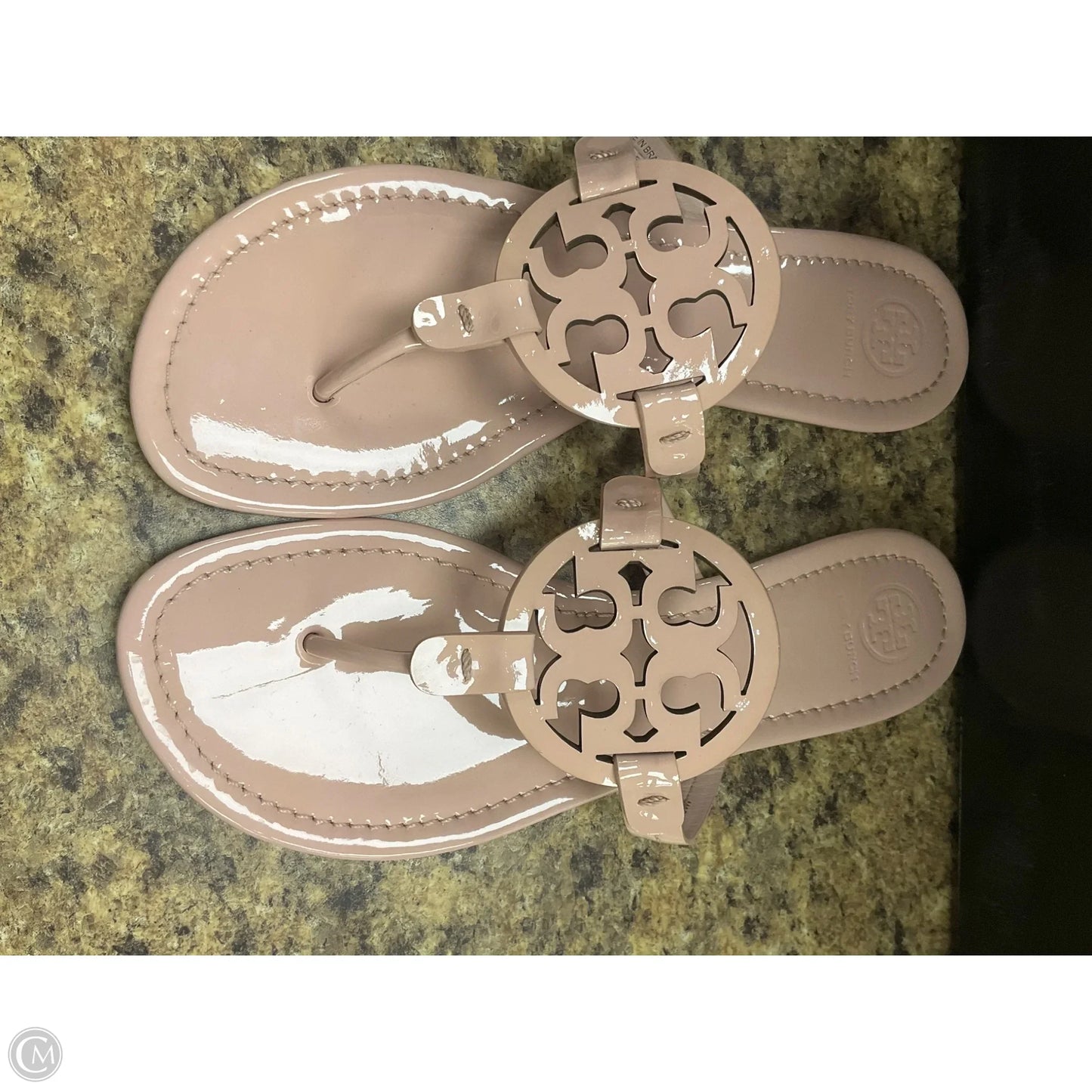 Sandals Designer By Tory Burch In Tan, Size: 9.5