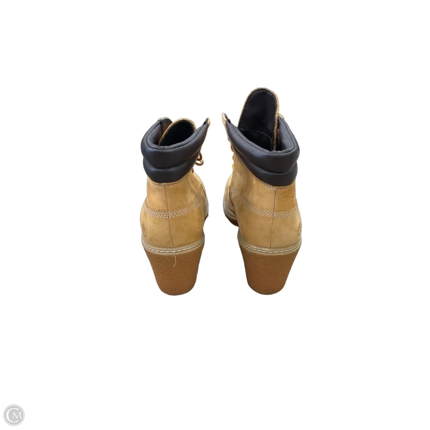 Boots Ankle Heels By Timberland In Brown, Size: 8