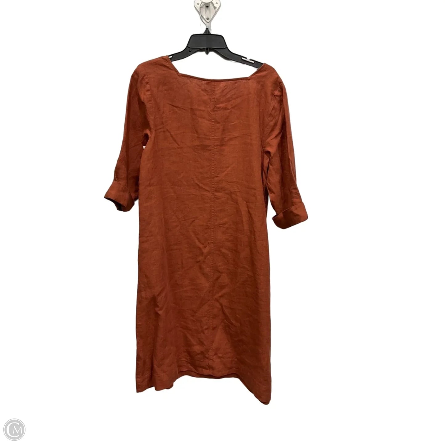 Dress Casual Midi By J. Jill In Brown, Size: M