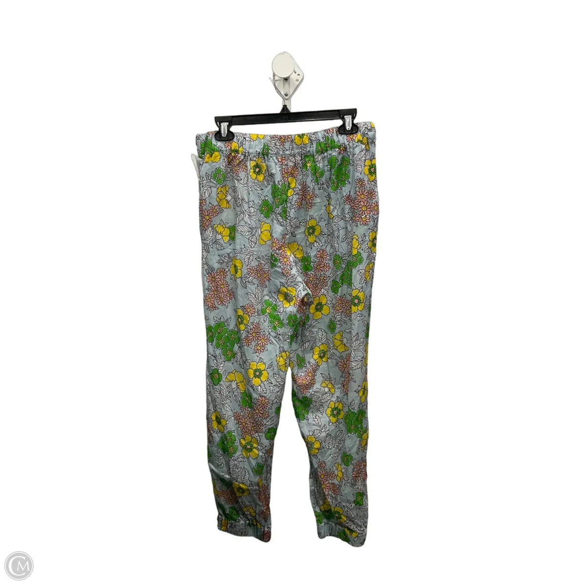 Pants Designer By Tory Burch In Floral Print, Size: L