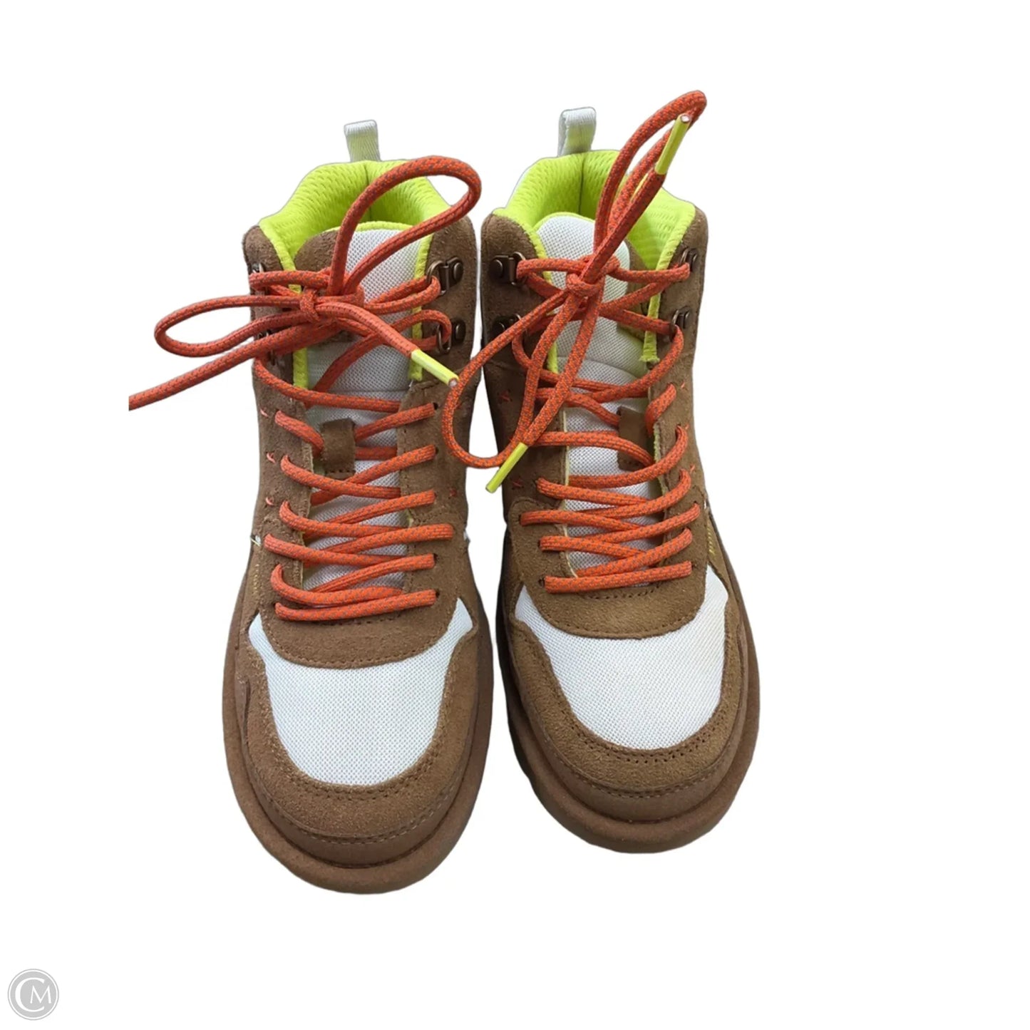 Boots Designer By Ugg In Brown, Size: 8