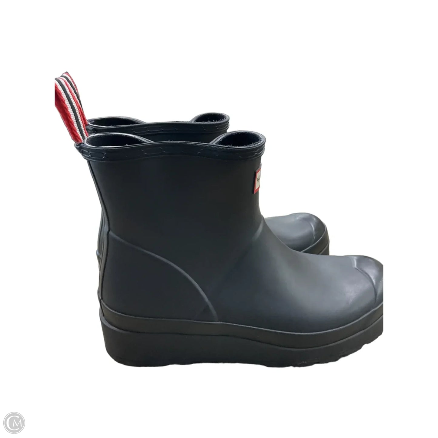 Boots Designer By Hunter In Black, Size: 8