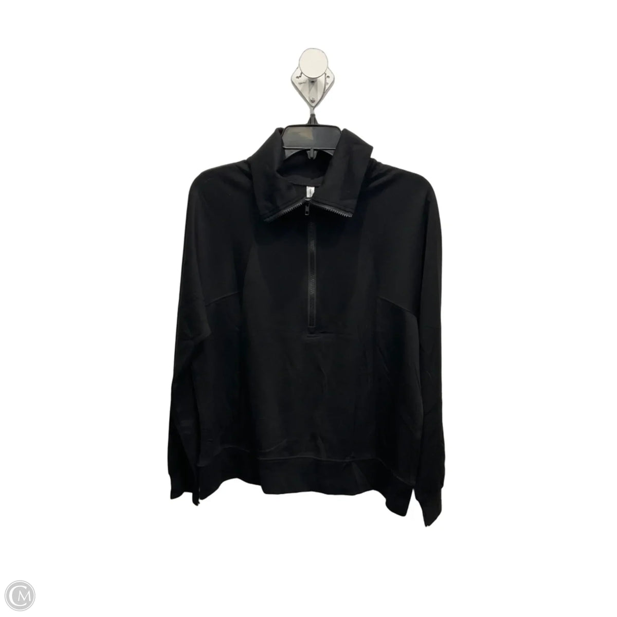 Athletic Jacket By Clothes Mentor In Black, Size: L