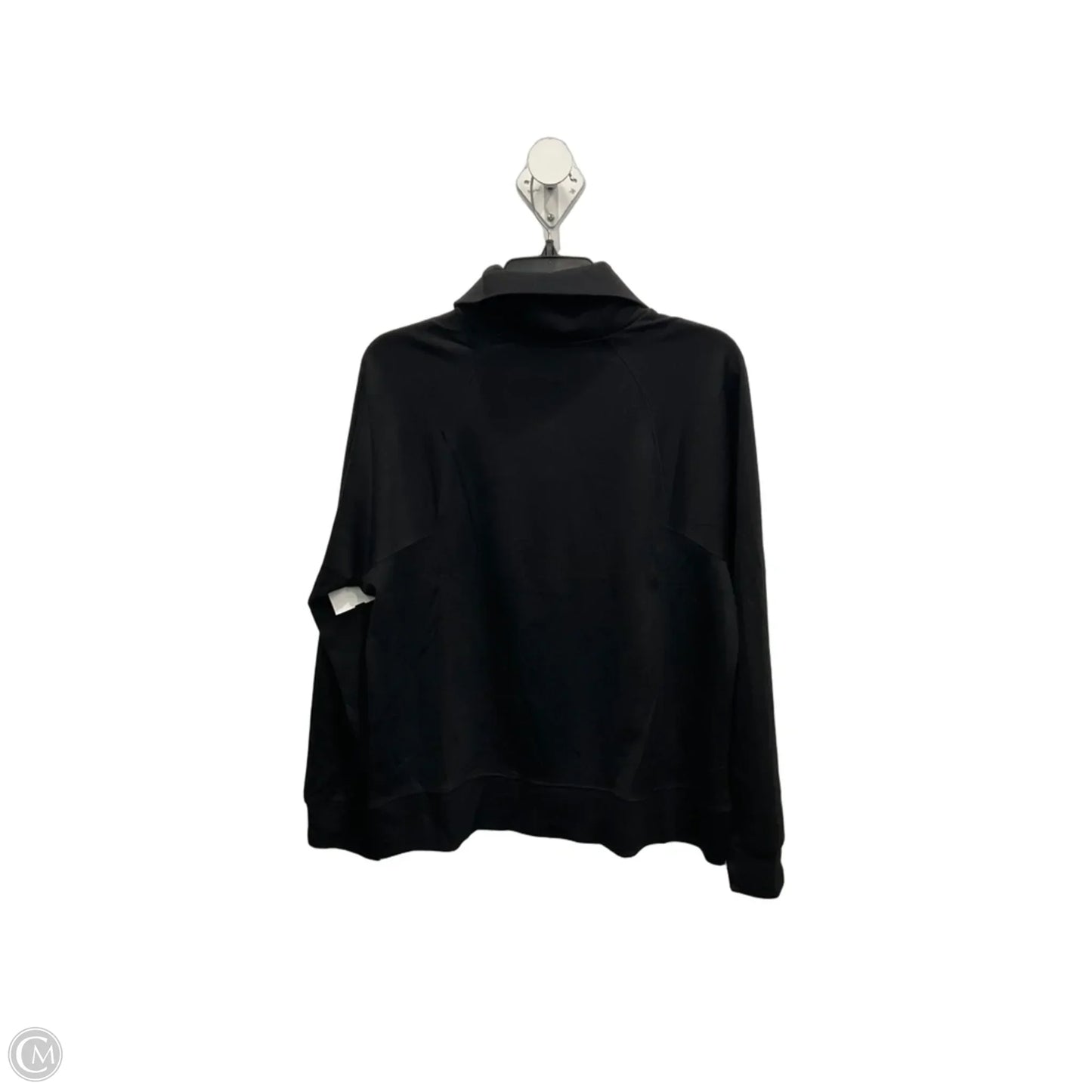 Athletic Jacket By Clothes Mentor In Black, Size: L