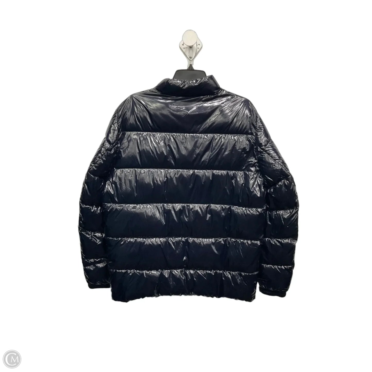 Jacket Puffer & Quilted By Calvin Klein In Navy, Size: M
