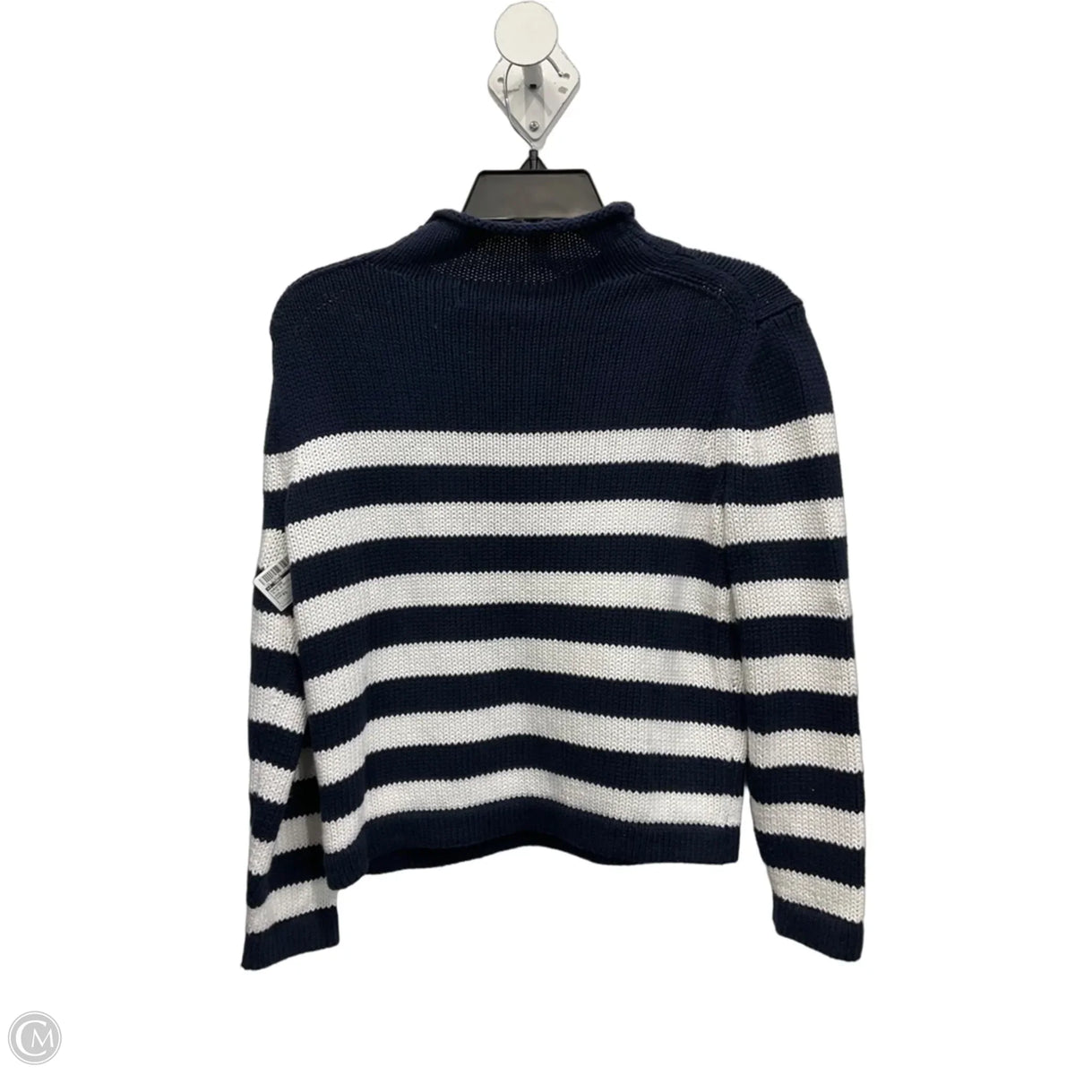 Sweater By J. Crew In Blue & White, Size: Xs