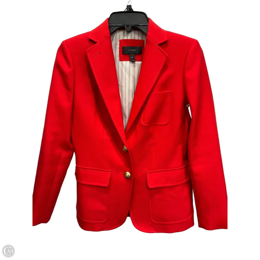 Blazer By J. Crew In Orange, Size: Xs
