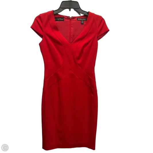 Dress Casual Midi By Brooks In Red, Size: Xs