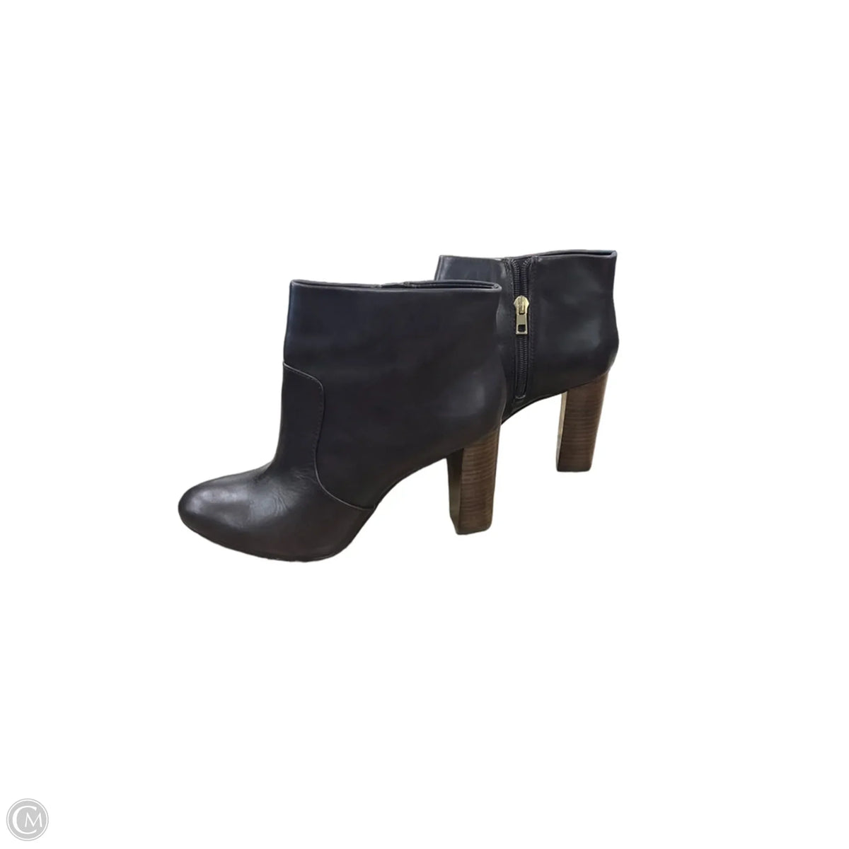 Boots Ankle Heels By Ann Taylor In Brown, Size: 7.5