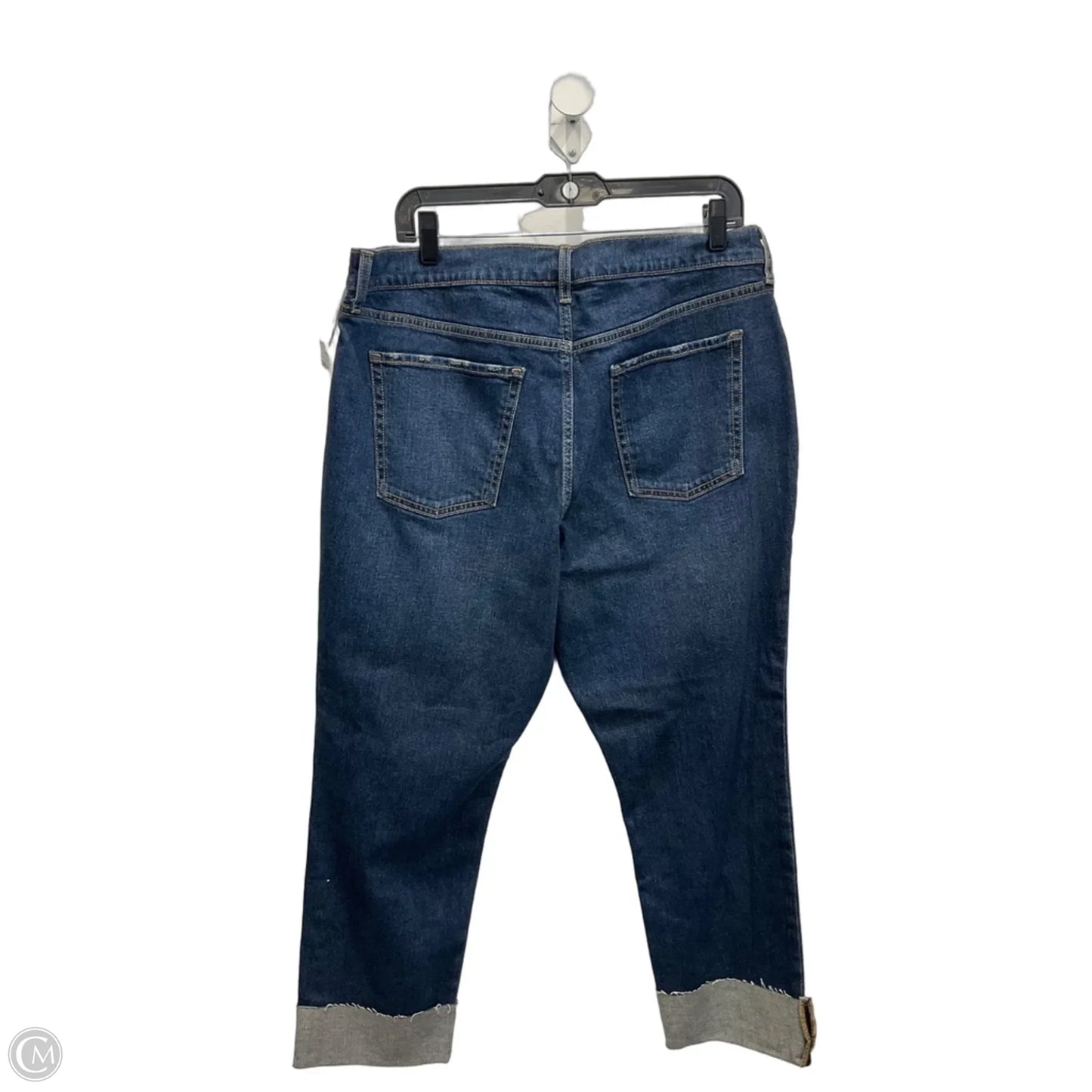 Jeans Boyfriend By Old Navy In Blue Denim, Size: 14
