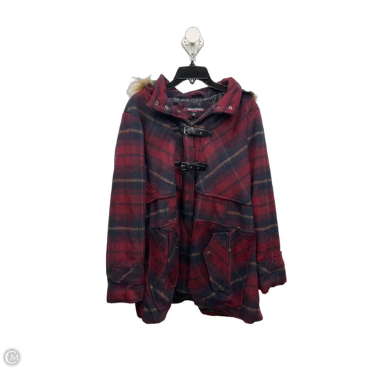 Coat Other By Clothes Mentor In Plaid Pattern, Size: 2x