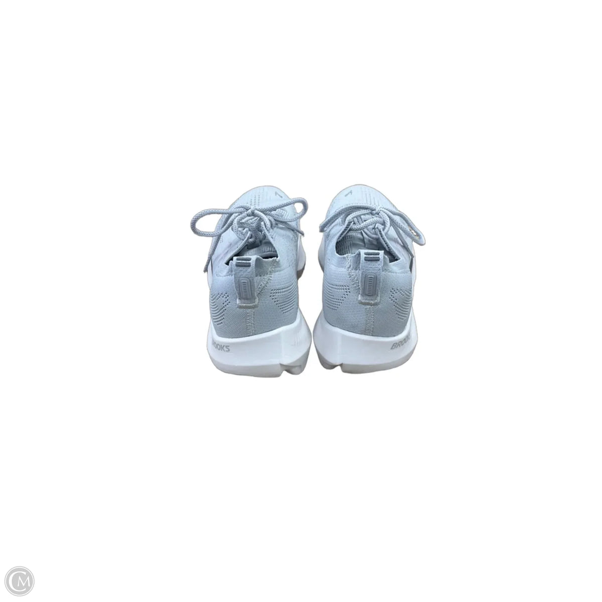 Shoes Athletic By Brooks In Grey & Pink, Size: 11