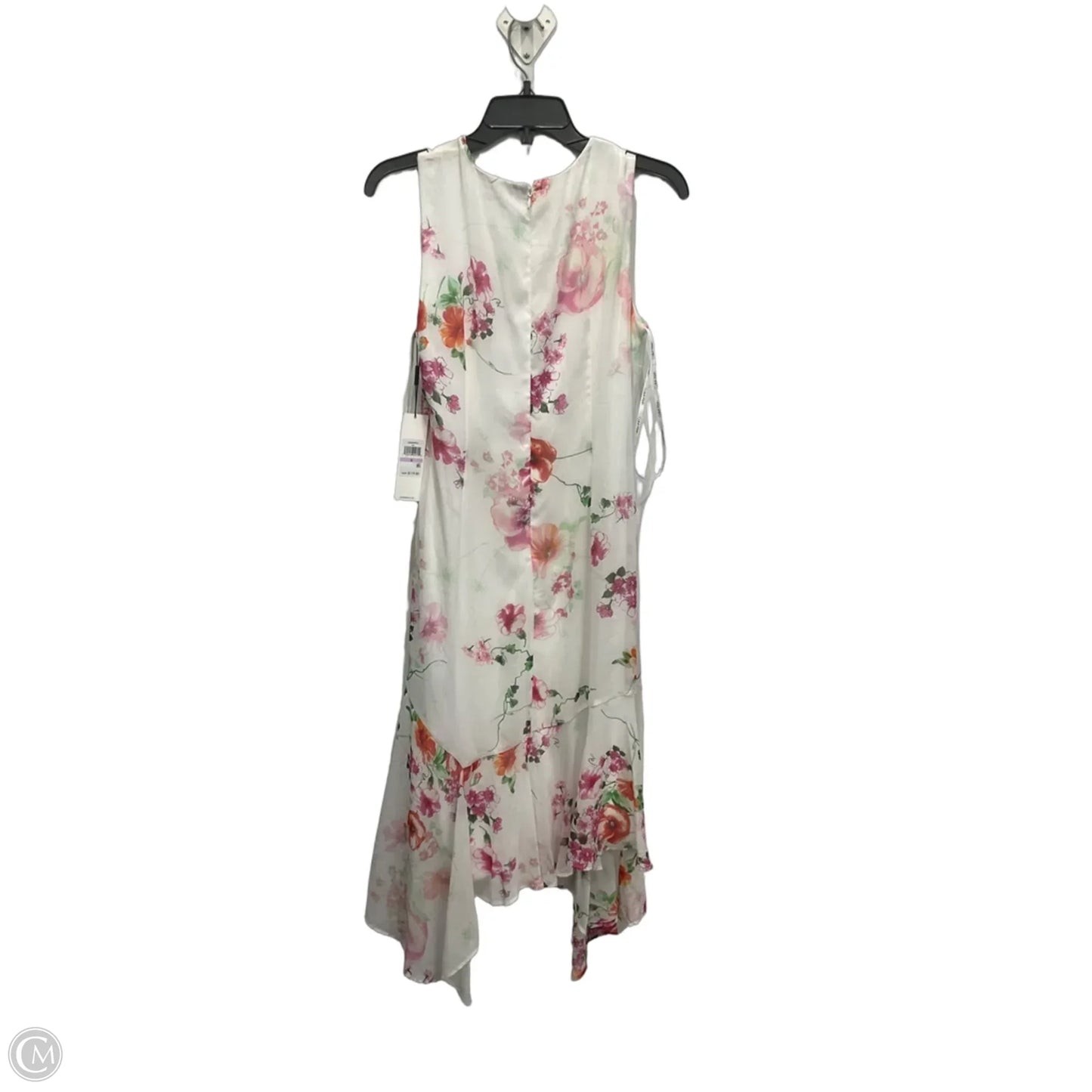 Dress Casual Midi By Calvin Klein In Floral Print, Size: 6
