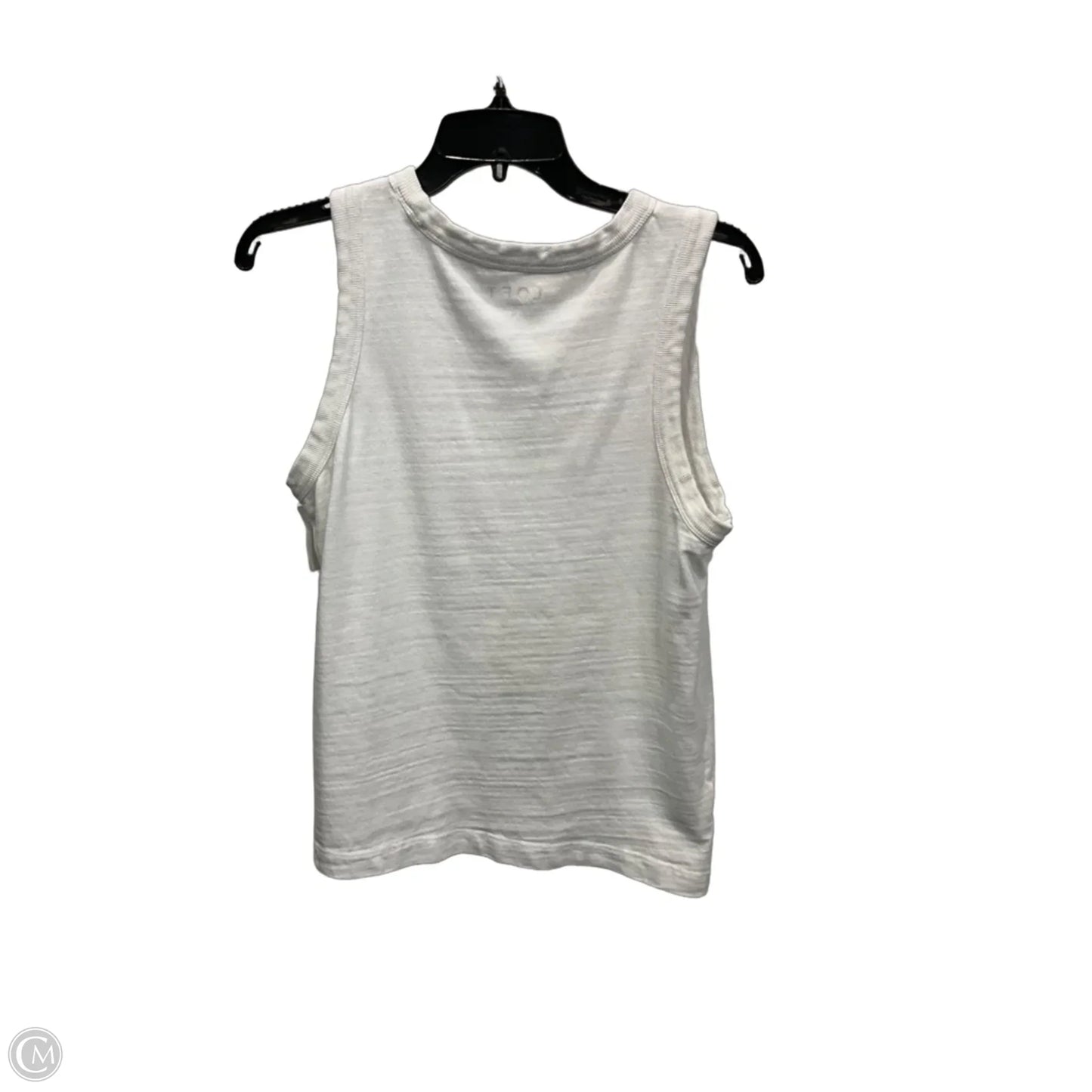 Top Sleeveless Basic By Loft In White, Size: M