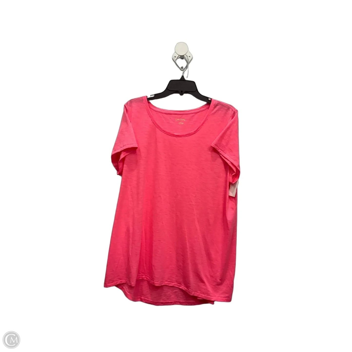 Top Short Sleeve Designer By Lilly Pulitzer In Pink, Size: Xxl