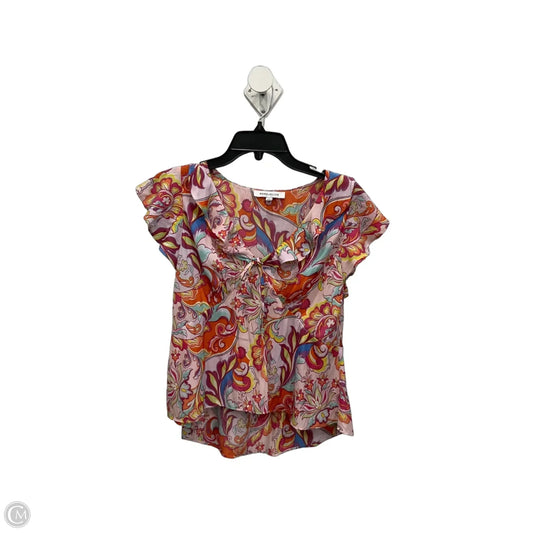Top Short Sleeve By Rose And Olive In Multi-colored, Size: S