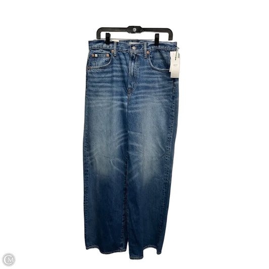 Jeans Wide Leg By Clothes Mentor In Blue Denim, Size: 12