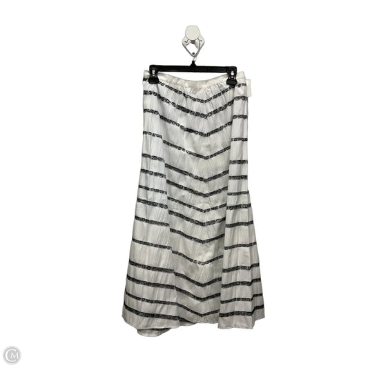 Skirt Maxi By Talbots In White, Size: 6