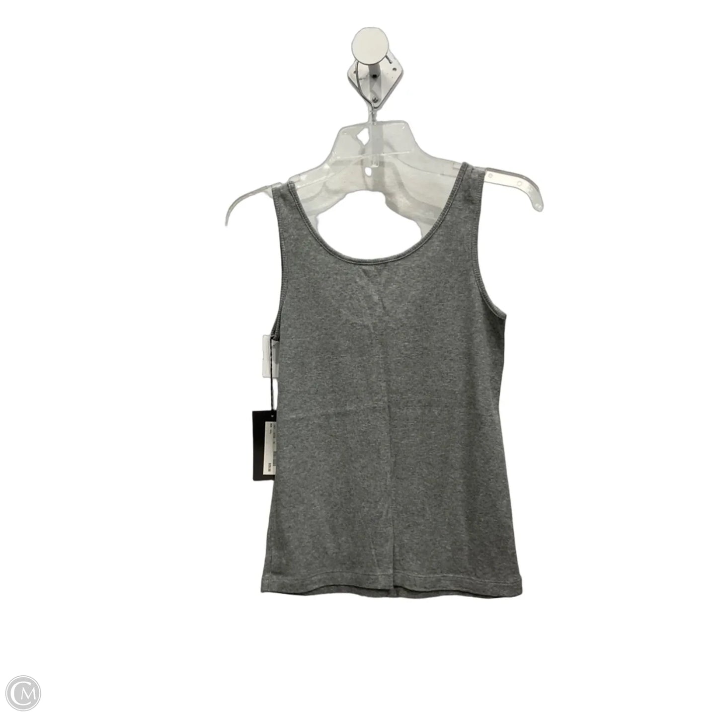 Top Sleeveless Basic By Adrienne Vittadini In Grey, Size: S