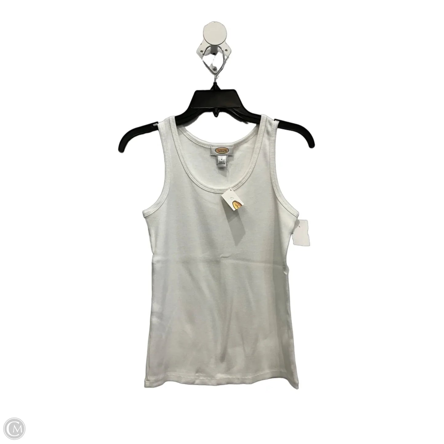 Top Sleeveless Basic By Talbots In White, Size: S