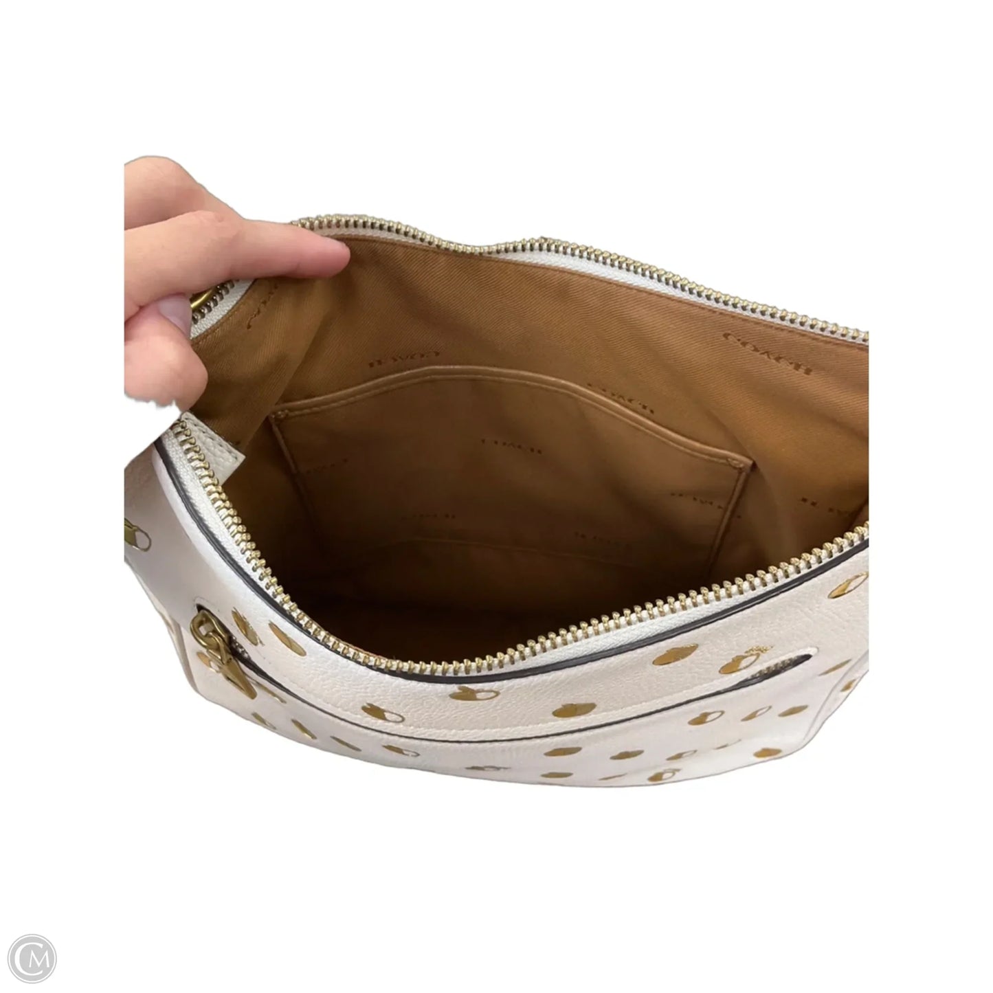 Crossbody Designer By Coach, Size: Medium