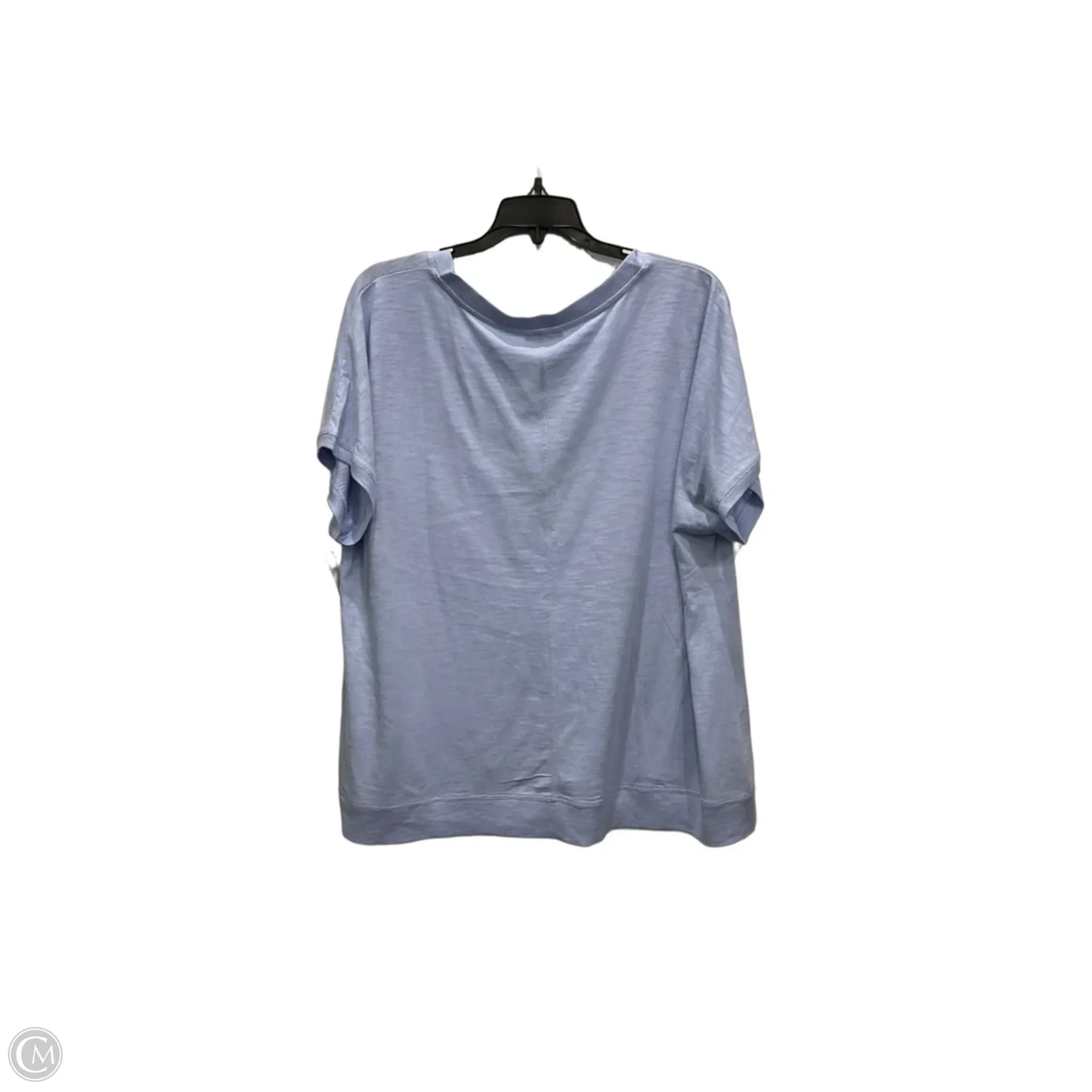 Top Short Sleeve Basic By J. Jill In Blue, Size: Xl