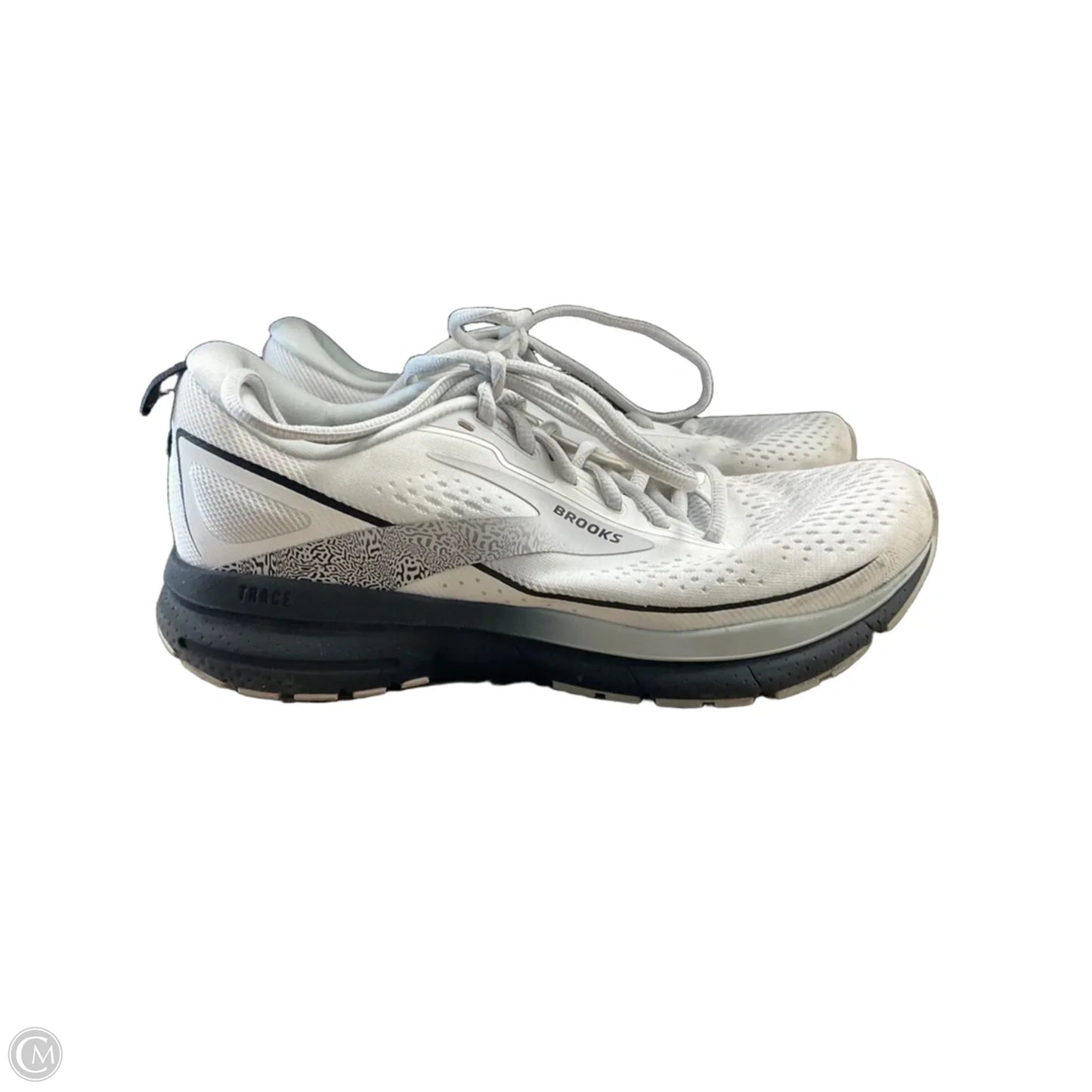 Shoes Athletic By Brooks In Black & White, Size: 8