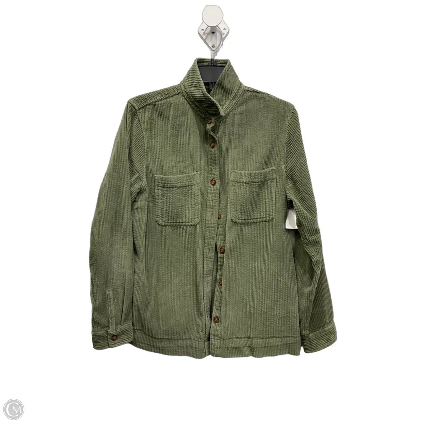Blouse Long Sleeve By L.l. Bean In Green, Size: M