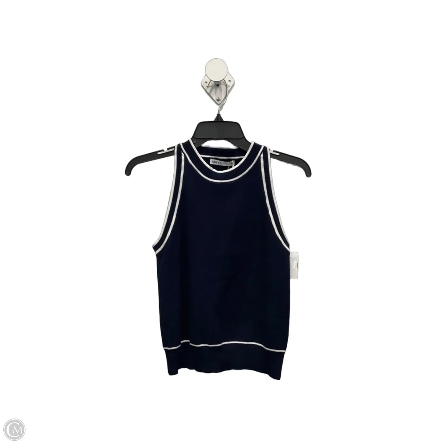 Top Sleeveless Basic By Miholl In Navy, Size: M
