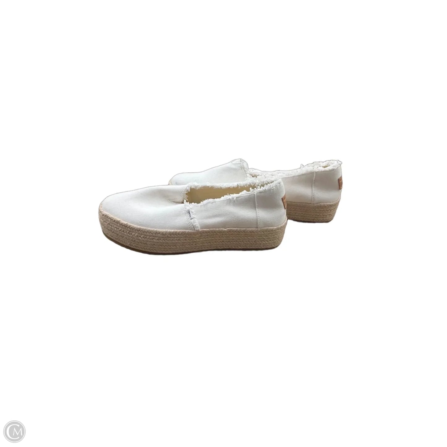 Shoes Flats By Toms In White, Size: 10