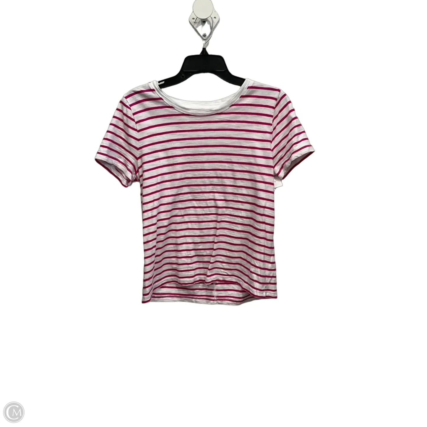 Top Short Sleeve By J. Crew In Striped Pattern, Size: M