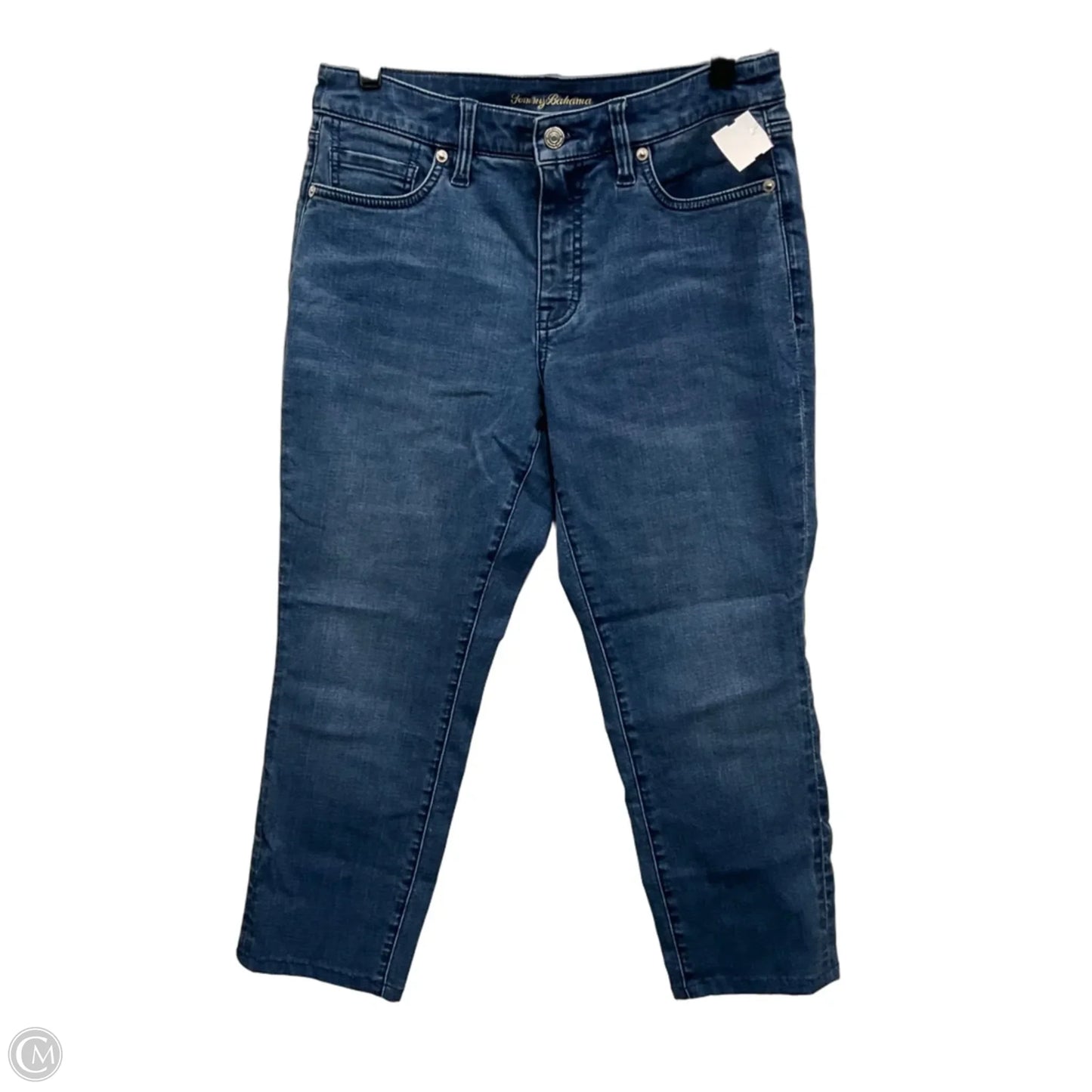 Jeans Cropped By Tommy Bahama In Blue Denim, Size: 6