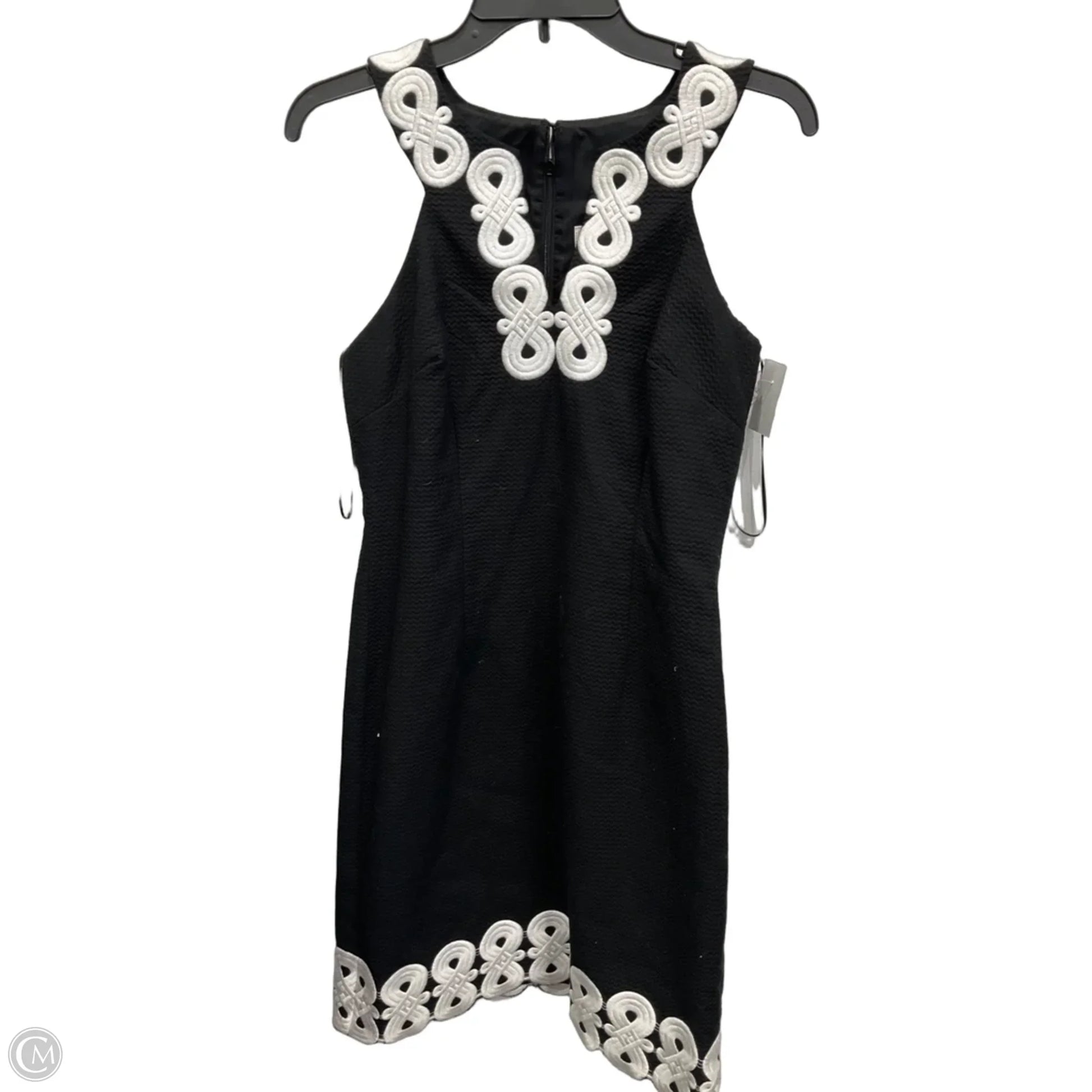 Dress Casual Midi By Trina Turk In Black & White, Size: S