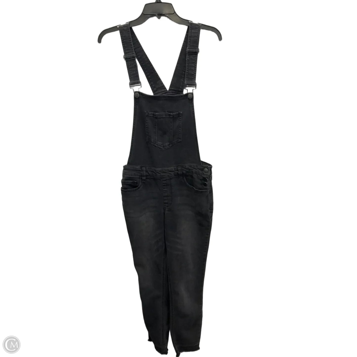 Overalls By Refuge In Black Denim, Size: L