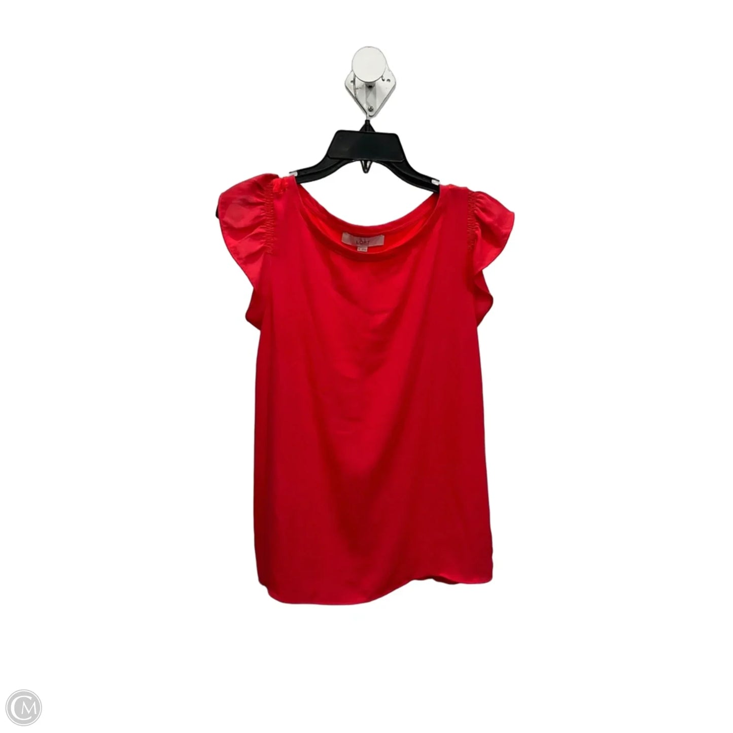Top Sleeveless By Loft In Coral, Size: Xs