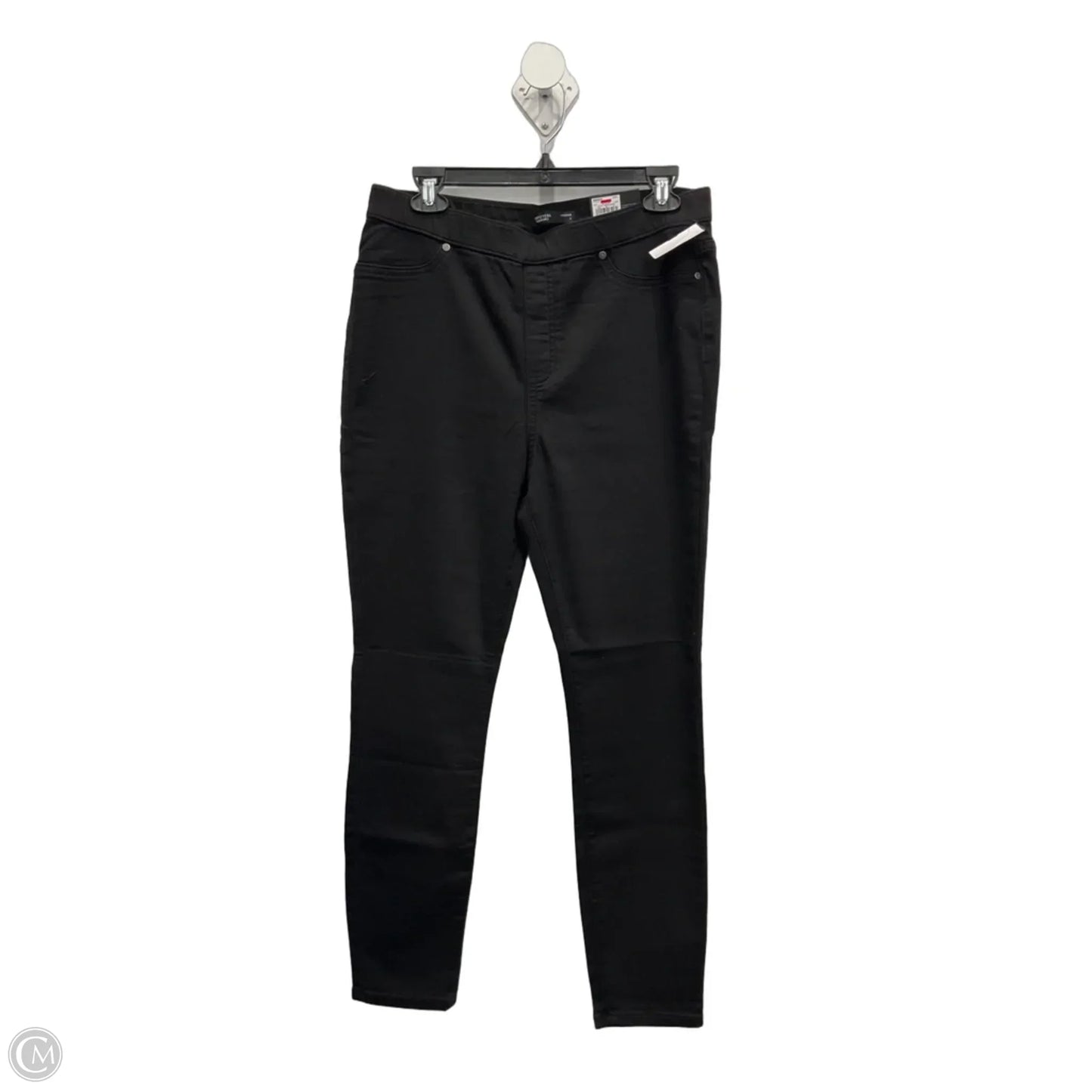 Jeans Jeggings By Simply Vera In Black Denim, Size: 12