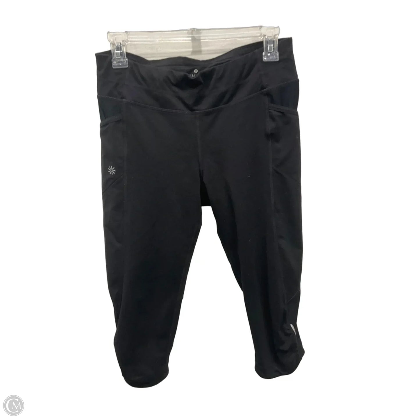 Athletic Capris By Athleta In Black, Size: M