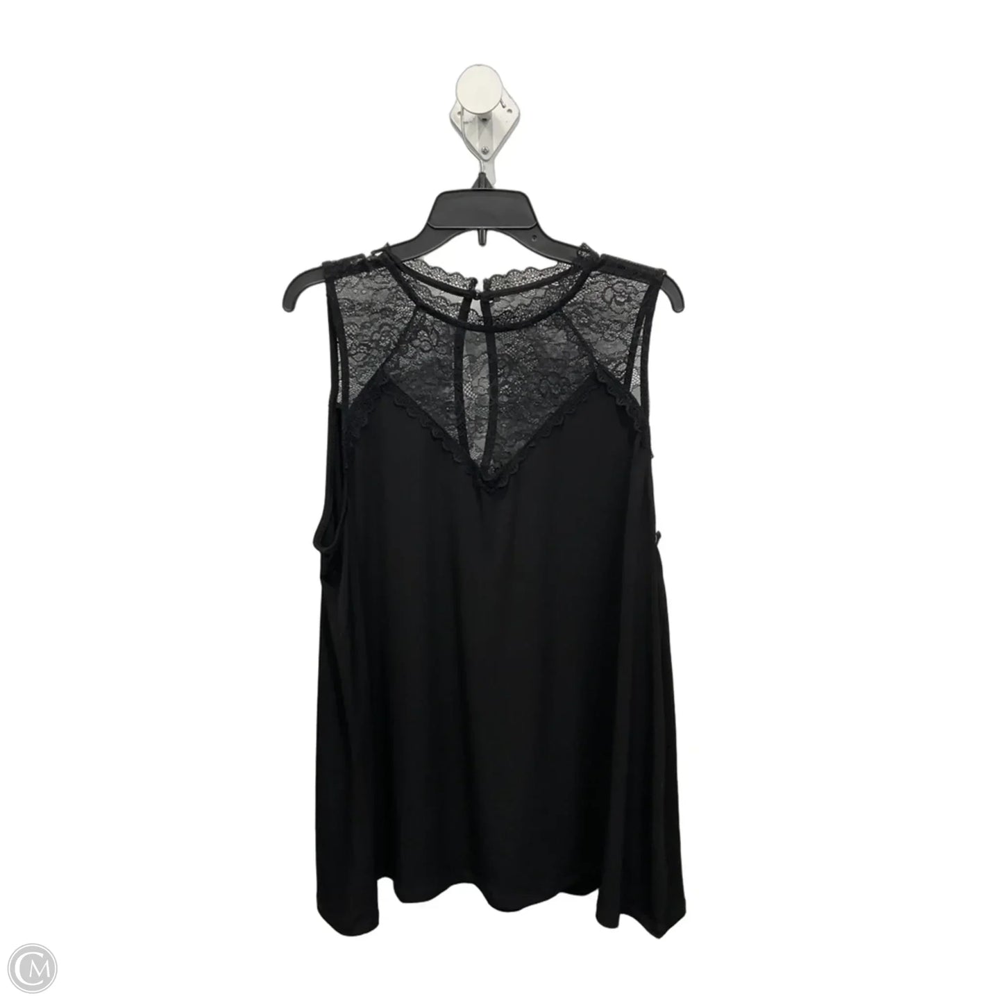 Top Sleeveless By Torrid In Black, Size: 2x